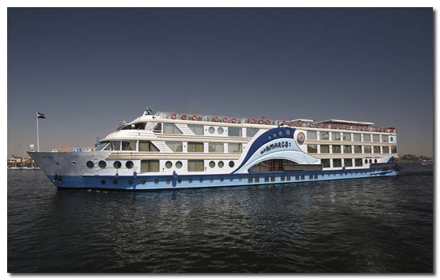 MS Amarco I Nile cruise ship designed by Cairo Marine Design